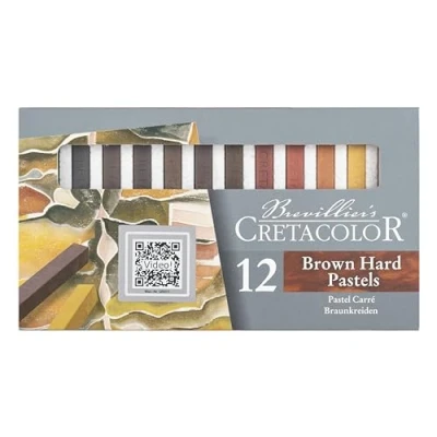 Image of Cretacolor Set of Brown Chalks, Assorted, Box 12