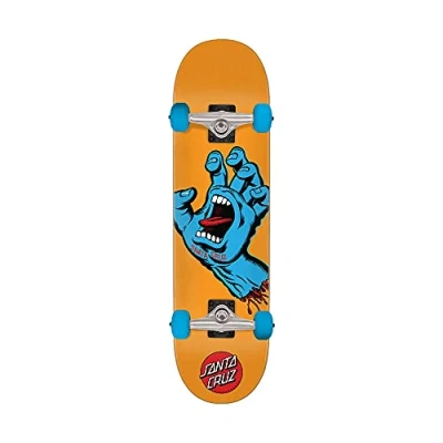 Image of SANTA CRUZ Skateboards Screaming Hand Complete ORG/BLU 7.8&quot;