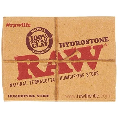Image of RAW 18324 Hydrostone Tobacco Natural Terracotta Humidifying Stone 3.6 cm Diameter 20 Display, Earthenware