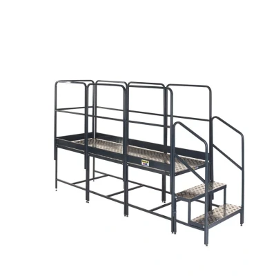 Image of Clever Folding Trolley 1 Box Plastic/Aluminium Grey/Black/Red