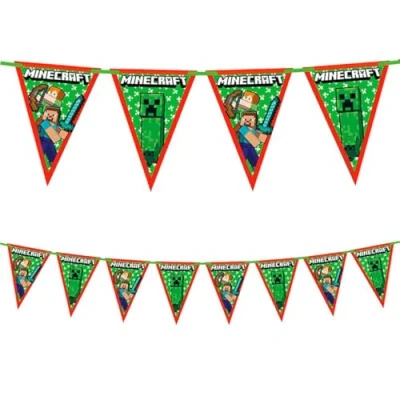 Image of Procos Minecraft Party Bunting