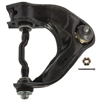 Image of 5440147000, 544014A000, 544014A600 Suspension Arm FEBI BILSTEIN 41870 with crown nut Front Axle Right, Upper Control Sheet Steel 17mm