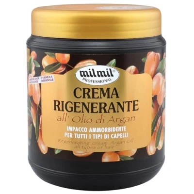 Image of MIL Maschera olio di argan 1000 ml. Balsamo per capelli