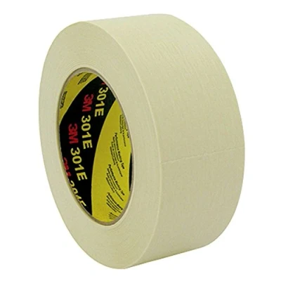 Image of 3M 301E Performance Industrial Masking Tape, 48 mm x 50 m, Beige (Pack of 20)