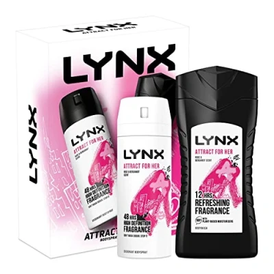 Image of Lynx Attract for Her Duo Set Body Spray and Wash