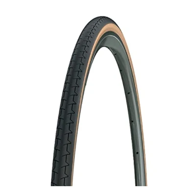 Image of Michelin Pneu 700X32 Dynamic Classic Souple Adulte Unisexe, Noir et marron, VTT ROUTE