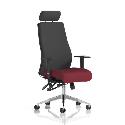 Image of Onyx Bespoke Colour Seat with Headrest Ginseng Chilli