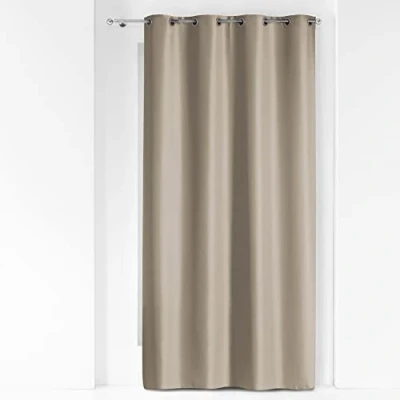 Image of Douceur d&#039;Intérieur, Curtain with eyelets (140 x 260 cm) Essentiel Linen, Polyester