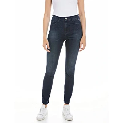 Image of REPLAY Women&#039;s WA495 Mjla 99 Denim Jeans, Dark Blue 007, 31W / 32L
