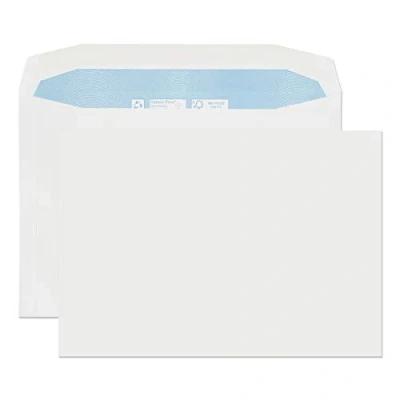 Image of Blake Purely Environmental C4 229 x 324 mm 100 gsm Nature First Recycled Mailer Gummed Envelopes (RN040) White Pack of 250