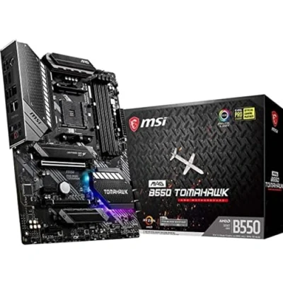 Image of MSI MAG B550 TOMAHAWK Motherboard ATX Supports AMD Ryzen 3rd Gen Processors, AM4, DDR4 Boost (4866MHz/OC), 1 x PCIe 4.0 x16, 3.0 2 M.2, HDMI, 2.5G LAN