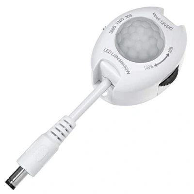 Image of Maclean MCE242 Infrared Motion Detector Automatic Light Switch For LED Strips Max. 60W Detection Range 120 To 10m With Twilight Sensor Function Day/Night