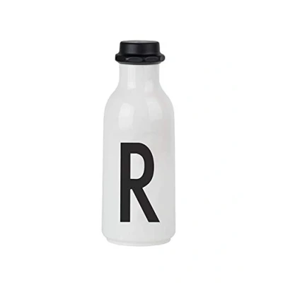 Image of Design Letters Personal Tritan Water Bottle (R) 500ml BPA free and BPS Leak proof Drinking in Nordic for Adult, Kids, Outdoor, Office, Sports, School, Available from A Z