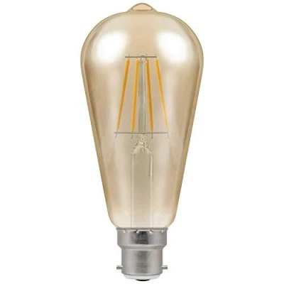 Image of Crompton LED ST64 Filament Antique 7.5W Dimmable 2200K BC B22d