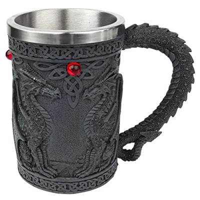 Image of Nemesis Now NEM3731 Black Wing Tankard Mug 18cm