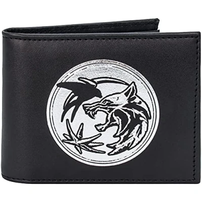 Image of Concept One Netflix The Witcher Bifold Travel Wallet, Black, Wallet