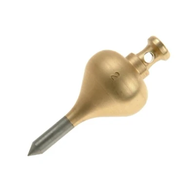 Image of Monument 249d Brass Plumb Bob 4.1/2oz Size 2