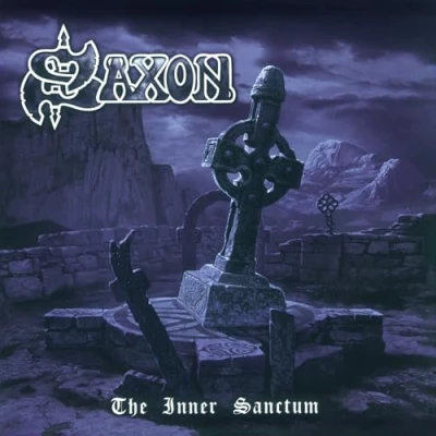Image of Saxon The Inner Sanctum Silver vinyl 180 Gram + Cover Art Print 2024 UK LP MOVLP3578