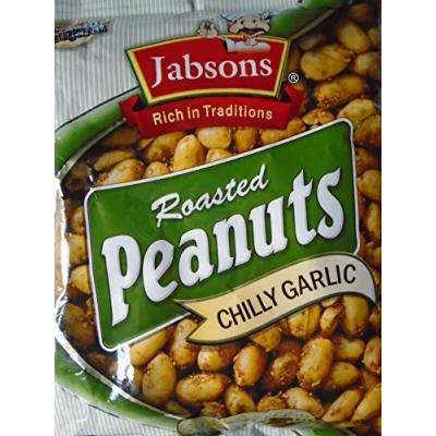 Image of Jabsons Roasted Peanuts Chilly Garlic 150g (Pack of 2)