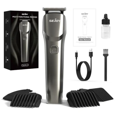 Image of Hair Clippers for Men Beard Trimmer with USB Rechargeable, Professional Cordless Trimmer, Rechargeable Home Haircut Women Kids Children,Cutting Barber Machine