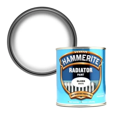 Image of Hammerite REG500 500ml Radiator Paint Gloss White