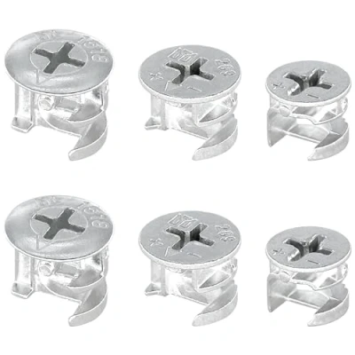 Image of 60 PCS Funiture Cam Lock Nuts Eccentric Wheel