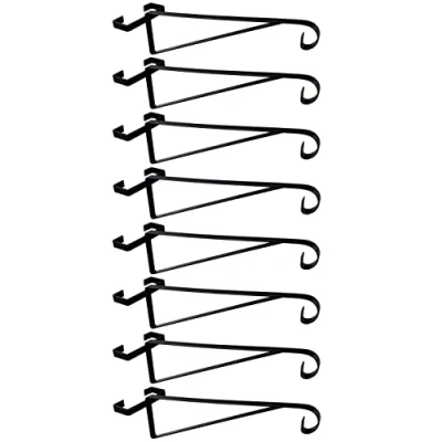 Image of Selections Hanging Basket Brackets for Concrete Fence Posts (Pack of 8)
