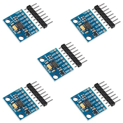 Image of AITRIP 5pcs GY 291 ADXL345 3 Axis Digital Acceleration of Gravity Tilt Module for Arduino IIC/SPI Transmission