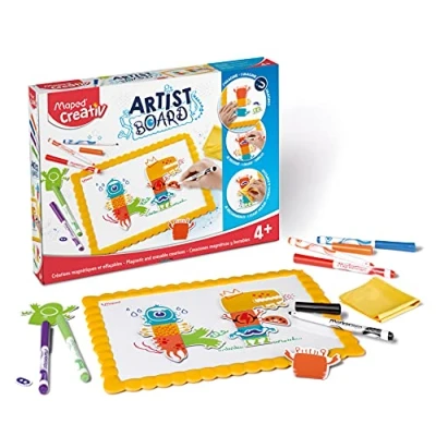 Image of Maped Creativ Magnetic Artist Board Dry Erase Fun Activity for Kids 4+