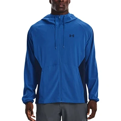 Image of Under Armour Men&#039;s UA Stretch Woven Hooded Jacket (as1, alpha, m, regular, Medium)