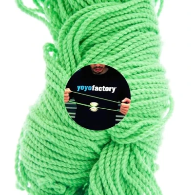Image of YoYoFactory Replacement Yo Strings 100pcs Green (Works With Every YoYo)