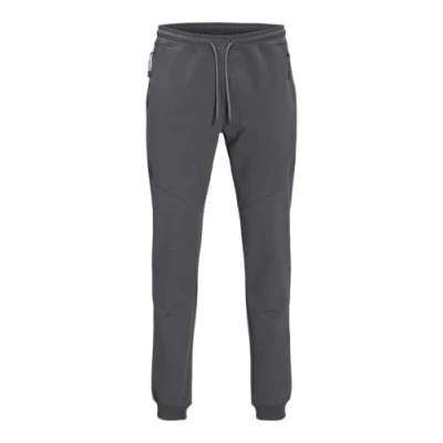 Image of JACK &amp; JONES Men&#039;s Jpstwill Jjcloud Sweat Pants Noos Joggers, Gargoyle, M