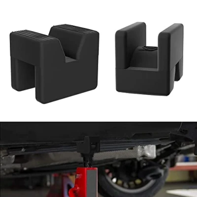 Image of Seven Sparta Jack Pad Adapter for Stand Universal Rubber Slotted Frame Rail Pinch Welds Protector (2 PCS)