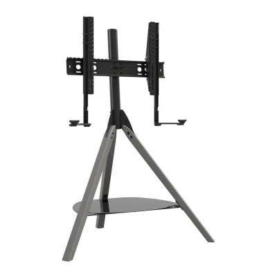 Image of AVF Hoxton FSLK1001HOXGB Tripod TV Stand with Bracket Black &amp; Grey, Silver/Grey,Black