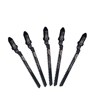 Image of Jigsaw Blades MASO 5 PCS T119BO T Shank Jig Saw Blade Universal Assortment For Cutting Metal Wood PVC and More fit Bosch, Dewalt, Hitachi, Makita, Festool etc
