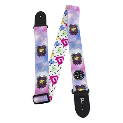 Image of Perri&#039;s Leathers Maui &amp; Sons Guitar Strap (Official Licensing) 2 Polyester Webbing, Adjustable Length 39&quot; 58&quot; Long, NWS30P 8167