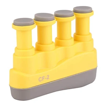 Image of RiToEasysports Children Finger Exerciser, Portable Variable Hand Strength Tension Exerciser Grip Trainer for Piano Guitar(Yellow)