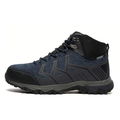 Image of Cotswold Mens Wychwood Mid Memory Foam Waterproof Boots Black Size UK 11