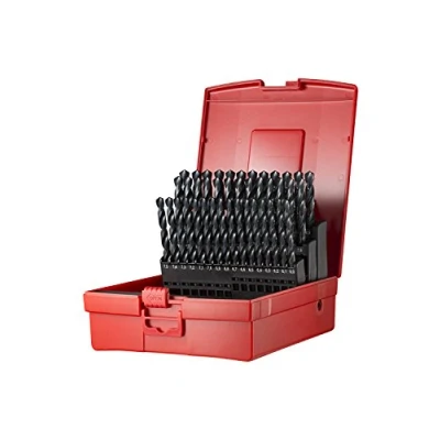 Image of Dormer A190203 HSS High Speed Steel Jobber Drill Bits with 118 Degree Standard Point, Set of 51