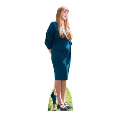 Image of Star Cutouts SC4473 Angela Rayner Green Dress Cardboard Cut Out Height 169cm