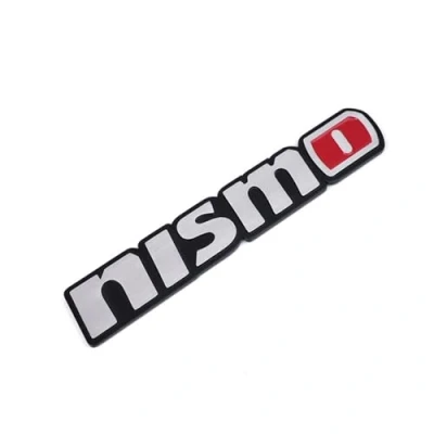 Image of VeEthi yzw6688 3D Metal NISMO Logo Car Rear Trunk Badge Emblem Sticker Decals Compatible with Tiida Teana Qashqai Almera Juke X Trail (Color : A)