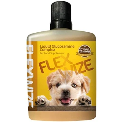 Image of Flexwize Liquid Glucosamine Chondroitin MSM Complex for Dogs (under 20Kg) and Cats, 60ml (1 to 2 months supply)
