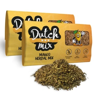 Image of Dutch Mix Mango Stalk free &amp; Natural 100g Quality Herbal Amsterdam as used in Coffee Shops
