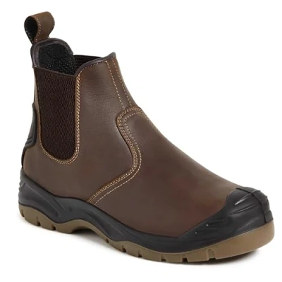 Image of Apache Men&#039;s Ap715sm Safety Boots, Brown, 7 UK