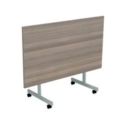 Image of Allegro Tilting Table 1400x700 Silver/Grey Oak Top Ref OETT1470SVGO