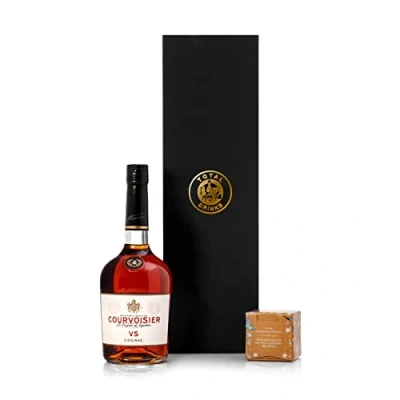 Image of Courvoisier VS Cognac 70cl &amp; Chocolate Truffle Gift Box