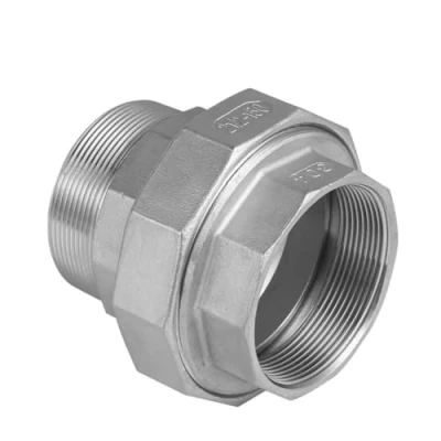 Image of YUANYAO 1/2&quot; 3/4&quot; 1&quot; 1 1/4&quot; 2&quot; BSP Female To Male Thread 304 Stainless Steel Union Cast Pipe Fitting Connector Adapter Coupler(Size:1 1/4&quot;)
