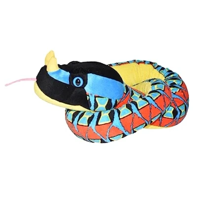 Image of Wild Republic 89088 Snake 54 Snakesss Rhino Viper Plush, 137 cm
