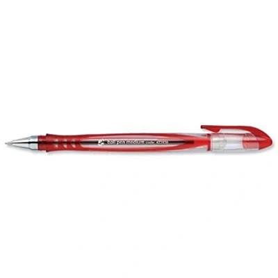 Image of 5 Star Ball Pen 1.0mm Tip 0.4mm Line Red [Pack of 20]