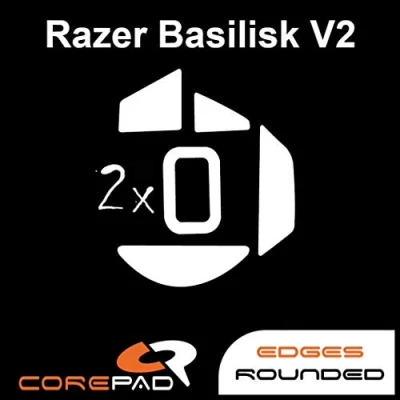 Image of Corepad Skatez PRO 183 Replacement Mouse Feet for Razer Basilisk V2